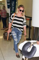 HILARY DUFF at LAX Airport in Los Angeles 09/29/2016