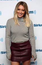 HILARY DUFF at SiriusXM Studios in New York 09/27/2016