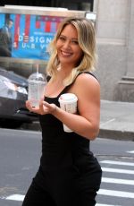 HILARY DUFF on the Set of 