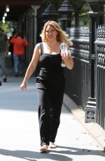 HILARY DUFF on the Set of 
