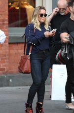 HILARY DUFF Out and About in New York 09/13/2016