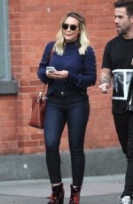 HILARY DUFF Out and About in New York 09/13/2016