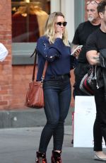 HILARY DUFF Out and About in New York 09/13/2016