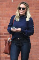 HILARY DUFF Out and About in New York 09/13/2016