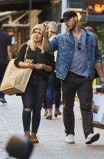 HILARY DUFF Out and About in New York 09/23/2016
