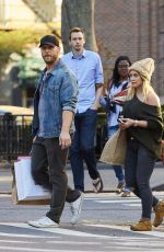 HILARY DUFF Out and About in New York 09/23/2016