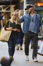 HILARY DUFF Out and About in New York 09/23/2016