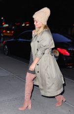 HILARY DUFF Out and About in New York 09/25/2016