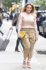 HILARY DUFF Out in New York 09/28/2016