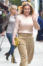 HILARY DUFF Out in New York 09/28/2016