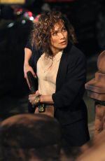 JENNIFER LOPEZ on the Set of \