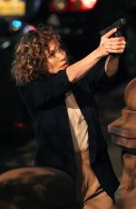 JENNIFER LOPEZ on the Set of \