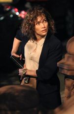 JENNIFER LOPEZ on the Set of \