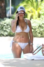 IMOGEN THOMAS in Bikini in a Hot Tub at Her Hotel in Las Vegas 09/29/2016