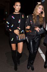 IRINA SHAYK and STELLA MAXWELL Out and About in Milan 09/22/2016