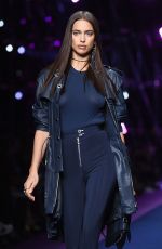IRINA SHAYK at Versace Fashion Show at Milan Fashion Week 09/23/2016