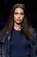 IRINA SHAYK at Versace Fashion Show at Milan Fashion Week 09/23/2016