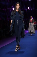 IRINA SHAYK at Versace Fashion Show at Milan Fashion Week 09/23/2016