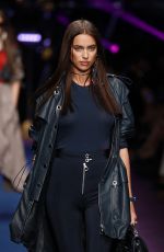 IRINA SHAYK at Versace Fashion Show at Milan Fashion Week 09/23/2016