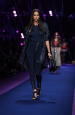 IRINA SHAYK at Versace Fashion Show at Milan Fashion Week 09/23/2016