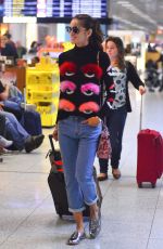 IZABEL GOULART at Galeao International Airport in Rio De Janeiro 08/20/2016 