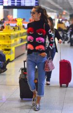 IZABEL GOULART at Galeao International Airport in Rio De Janeiro 08/20/2016 