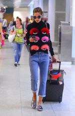 IZABEL GOULART at Galeao International Airport in Rio De Janeiro 08/20/2016 
