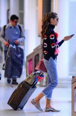IZABEL GOULART at Galeao International Airport in Rio De Janeiro 08/20/2016 