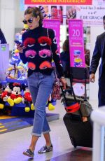 IZABEL GOULART at Galeao International Airport in Rio De Janeiro 08/20/2016 