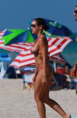 JACLYN SWEDBERG in Bikini at a Beach in Miami 09/03/2016