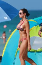 JACLYN SWEDBERG in Bikini at a Beach in Miami 09/03/2016