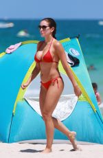 JACLYN SWEDBERG in Bikini at a Beach in Miami 09/05/2016