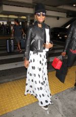 JANELLE MONAE at LAX Airport in Los Angeles 08/29/2016
