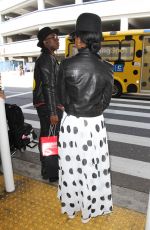JANELLE MONAE at LAX Airport in Los Angeles 08/29/2016