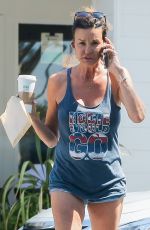 JANICE DICKINSON Out for Coffee in Beverly Hills 09/03/2016