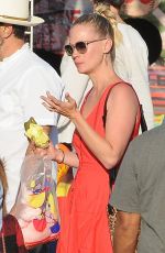 JANUARY JONES Out Shopping in Malibu 09/04/2016
