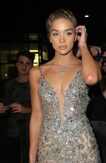 JASMINE SANDERS at Amfar Gala at Museo Della Permanente in Milan 09/24/2016