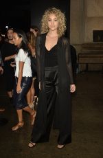 JASMNE SANDERS Leaves Marchesa Fashion Show at New york Fashion Week 09/14/2016