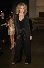 JASMNE SANDERS Leaves Marchesa Fashion Show at New york Fashion Week 09/14/2016