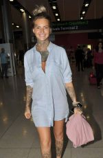 JEMMA LUCY Arrives at Airport in Dublin 09/13/2016