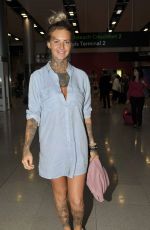 JEMMA LUCY Arrives at Airport in Dublin 09/13/2016