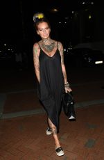 JEMMA LUCY Arrives at Lowry Hotel in Manchester 09/05/2016