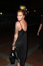 JEMMA LUCY Arrives at Lowry Hotel in Manchester 09/05/2016