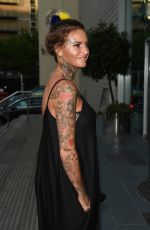 JEMMA LUCY Arrives at Lowry Hotel in Manchester 09/05/2016