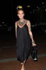 JEMMA LUCY Arrives at Lowry Hotel in Manchester 09/05/2016