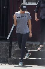 JENNA DEWAN Leaves a Yoga Class in Studio City 09/12/2016
