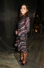 JENNA LOUISE COLEMAN at Erdem Fashion Show at London Fashion Week 09/19/2016