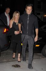 JENNIFER ANISTON and Justin Theroux Night Out in New York 09/24/2016