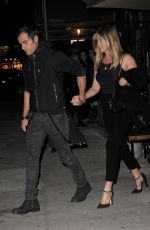 JENNIFER ANISTON and Justin Theroux Night Out in New York 09/24/2016