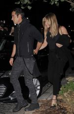 JENNIFER ANISTON and Justin Theroux Night Out in New York 09/24/2016